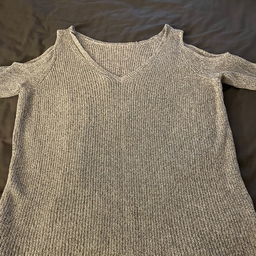 Shoulder peek sweater